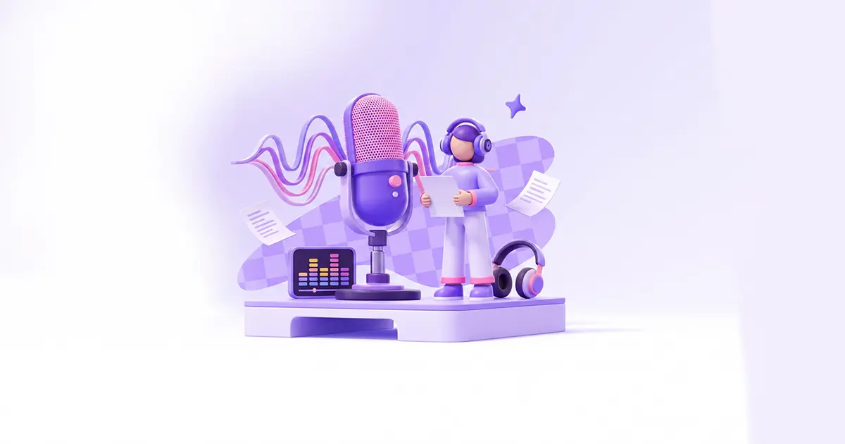 Custom Narration and Voiceover preview and creative design showcase by Monstizo